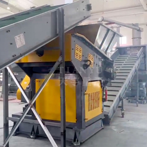 Nhỏ Shredder vải tái chế Shredder cho các nhà máy may mặc đơn trục băm nhỏ Máy - Product Image 4