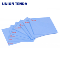 Bantalan termal CPU 100x100Mm x 1Mm, gulungan isolasi 5w/M.K untuk suhu tinggi untuk ponsel harga murah