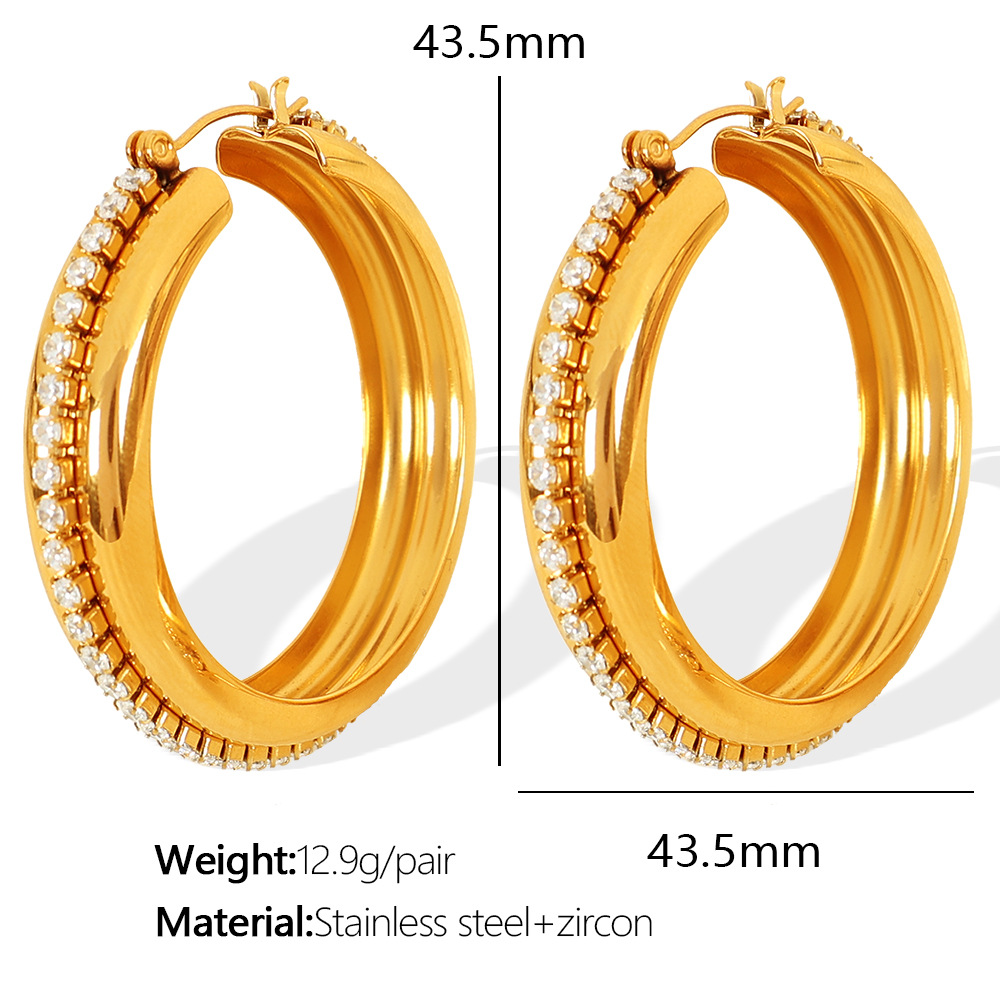 EH421 Gold Earrings
