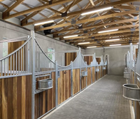 Porte coulissante personnalisée en bambou haute densité pour écuries de chevaux, garantie 2 ans, idéale pour l'équitation - Nouveauté promotionnelle