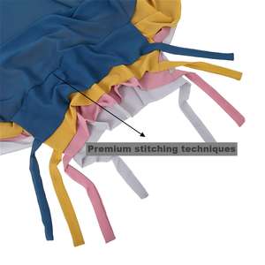 Bonnet de nuit en mousseline de soie pour femmes avec logo personnalisé, grand bonnet de nuit pour cheveux tressés, bonnet de nuit pour cheveux avec lien et écharpe - Product Image 4