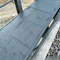 Grille de pont antidérapante en PRV (Plastique Renforcé de Fibres de Verre) pour passerelle, plateforme résistante à la corrosion, revêtement industriel en PRV DF02