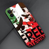 Coque de Téléphone Mobile avec Impression TPU Drapeau et Carte de la Palestine pour iPhone 17promax 17, Compatible avec iPhone 12 13 14 15 16 Plus Pro Max et Tous Types de Coques de Téléphone