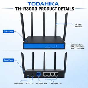 <span class=keywords><strong>Router</strong></span> Gigabit AX3000 WiFi 6 de 3000Mbps de Doble Banda para Juegos y Streaming 4K - Product Image 3