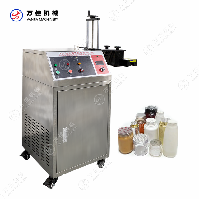 Automatic Water Cooling Electromagnetic Induction Sealing PET Plastic Bottle Jar Aluminum Foil Lid Cover Cap Sealer Machine
