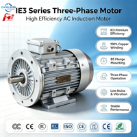 Moteur asynchrone à faible bruit YE3, boîtier en aluminium, 3 phases, 1,5 CV, 2 CV, 3 CV, 4 CV, 5,5 CV, 7,5 CV, enroulement en fil de cuivre pur