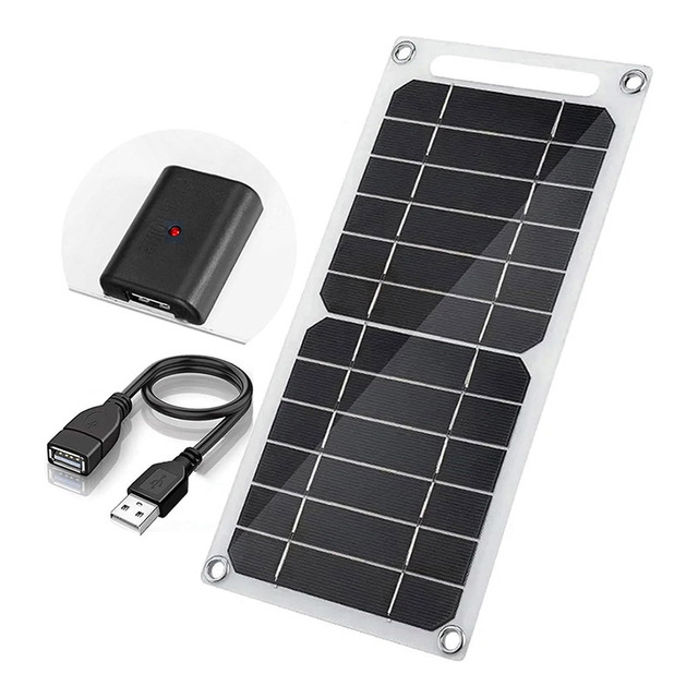 Wholesale Price Small Solar Mobile Phone Charger Usb-C 5W 10W Solar Panel Portable 5V 6V Solares Paneles Solar Light Power Bank
