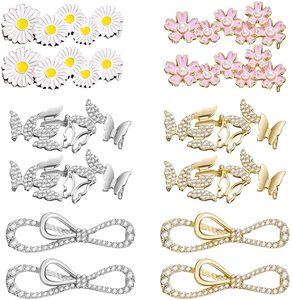 Adornos de Metal Personalizados <span class=keywords><strong>para</strong></span> Cordones de Zapatos, Hebillas Decorativas con Pedrería, Clips <span class=keywords><strong>para</strong></span> Cordones de <span class=keywords><strong>Zapatillas</strong></span> - Product Image 5