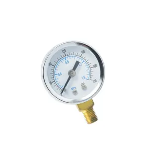 1/8 "NPT 0-30PSI Mini Luchtdruk meter Kompressor Hydraulisches Manometer Manometer Druk Tester Terug Mount 1,5" Zifferblatt