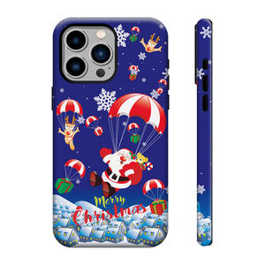 Funda de teléfono con sublimación de diseño navideño de dibujos animados 2 en 1 para iPhone 16 Pro Max 17 Air 15 Plus Funda Para Celulares para <span class=keywords><strong>Apple</strong></span> - Product Image 3