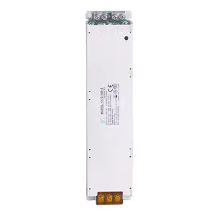 5V 80A 400W transparente pantalla led Slim de conmutación fuente de alimentación con PFC transparente de vidrio de pantalla LED