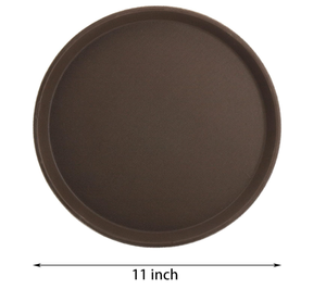 Vendita calda popolare rotondo Non-Skid vassoio da portata cucina vassoio di servizio cena vassoio Fast Food - Product Image 2