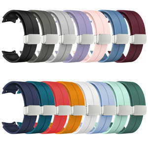 2023 mode Offre Spéciale boucle magnétique Silicone caoutchouc montre-bracelet Sport bande pour <span class=keywords><strong>Samsung</strong></span> montre série <span class=keywords><strong>5</strong></span> montre intelligente - Product Image 6