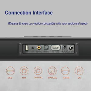 ลำโพงบลูทูธ2.1ช่องสัญญาณพร้อมซับวูฟเฟอร์พลังงานสูงสำหรับระบบโฮมเธียเตอร์เครื่องฉายทีวีเกม <span class=keywords><strong>PC</strong></span> ซาวด์บาร์ - Product Image 6