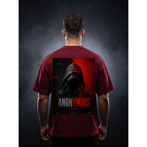 Maglietta unisex Anonymous - Edizione Crimson Divide - Product Image 3