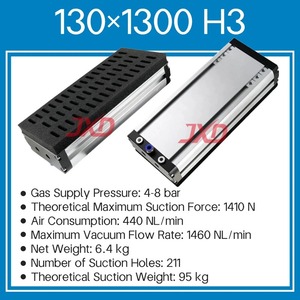 JXD 130x1300mm Pince de préhension sous vide multi-étages robuste pour <span class=keywords><strong>mousse</strong></span>, ultra-longue, EOAT intégré, pour la dépalettisation automatisée grand format - Product Image 1