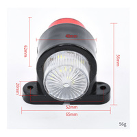 12V indicateur d'avertissement Double face Led camion lumières 24v feux de position pour remorque Van bateau RV caravane Bus camion UTV