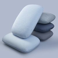 Oreiller de voyage ergonomique portable en mousse à mémoire de forme, motif végétal, anti-bactérien, personnalisable, forme tendance, OEM usine