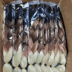 הסיטונאי באיכות גבוהה צמות שיער שיער סינתטי crochet צמות שיער סינתטי עם מחיר נמוך - Product Image 1