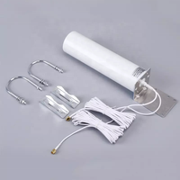 Antenne cylindrique à gain élevé 10-12 dBi 2G/3G/4G/5G LTE Wifi, antenne mobile à large bande, antenne omnidirectionnelle OEM, antenne extérieure cylindrique