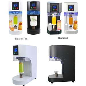 La machine de cachetage de bol à emporter peut machine de capsulage automatique thé boisson bière bouteille de boisson en aluminium équipement de Restaurant blanc - Product Image 5