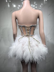 Ensemble Haut et Jupe Sexy en Dentelle, Robe Rose <span class=keywords><strong>Tendance</strong></span>, Club Dragqueen 303, Performance Y001 - Product Image 2