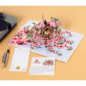 Pop Up Birthday Card 3D Flowers Greeting Card For Women <b>Wife</b> Mum - Product Image 5