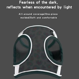 Tali kekang olahraga hewan peliharaan, Set Aksesori hewan peliharaan luar ruangan mewah sederhana dapat diatur, kekang anjing untuk anak anjing kucing tali penuntun Jalan - Product Image 3