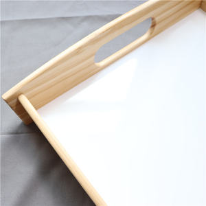 Bandeja de Servicio Personalizada de MDF <span class=keywords><strong>para</strong></span> Sublimación al por Mayor, con Asas <span class=keywords><strong>para</strong></span> Comer Desayuno, Bandejas de Madera - Product Image 4
