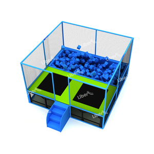 <span class=keywords><strong>Trampoline</strong></span> <span class=keywords><strong>rectangulaire</strong></span> de petite taille 12ft, avec clôture de sécurité - Product Image 2