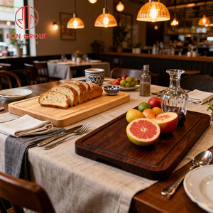 Vassoio per Pizza in Legno di Teak e Pino Tradizionale Classico per Ristoranti, Hotel, Panetterie e Steakhouse - Product Image 4