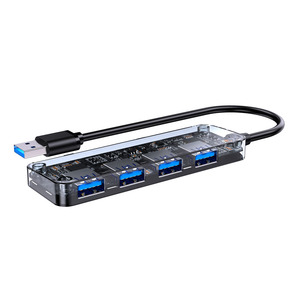 Siêu mỏng 4-Port USB Hub Hot Bán xuyên biên giới USB2.0 + 3.0 giao diện hiệu quả 5Gbps truyền dữ liệu USB Splitter trong kho - Product Image 2