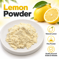 Poudre de jus de citron 100 % naturelle de haute qualité, séchée par atomisation, pour boissons et aliments, en vrac