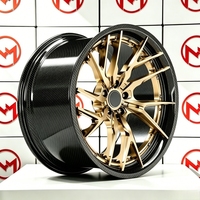 Jantes de voiture pour passagers Maxtera en fibre de carbone forgée sur mesure, style VMP-207, pour Porsche, BMW, McLaren, Audi G63 AMG, Urus, Tesla, jantes en alliage