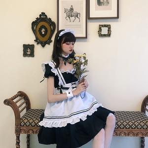 Disfraz de sirvienta Lolita de la gira mundial L Miracle Nikki, vestido de talla grande para niñas, uniforme de cafetería, vestido de princesa, cosplay, atuendo para convenciones de anime - Product Image 4