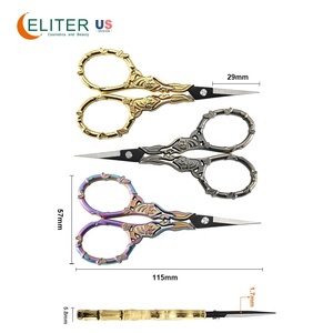 Tijeras profesionales para uñas Eliter, gran oferta, al por mayor, con dientes microfinos para coser y pescar hilo de fibra - Product Image 6