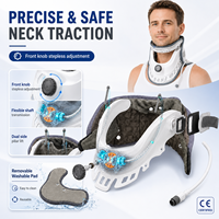 Appareil de traction cervicale électrique réglable BOAN, certifié CE, support tête et menton, rééducation à domicile, garantie 1 an