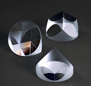 منشور عاكس دقيق K9/BK7/سيلييكا منصهر بدرجة توازي +/-3' وانحناء 1/4 لامبدا وطلاء مضاد للانعكاس بنسبة 90%+ وفتحة شفافة للليزر - Product Image 1