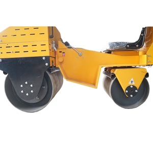Mini-compacteur vibrant à double tambour, système entièrement hydraulique, 700 kg, pour la compactation routière - Product Image 1