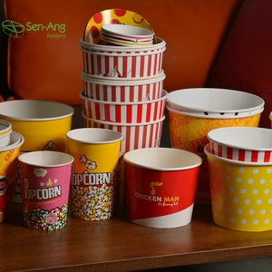 Emballage en papier pour poulet frit Food05, meilleur <span class=keywords><strong>prix</strong></span>, seau à popcorn <span class=keywords><strong>KFC</strong></span> réutilisable, 85 oz, 120 oz, 130 oz - Product Image 2