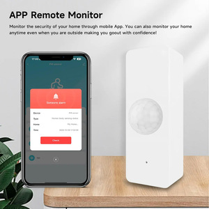 Nouveau détecteur d'alarme infrarouge à détection de mouvement humain TUYA Wi-Fi/ZigBee en option avec contrôle par application mobile - Product Image 4