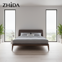Nouveau Design de lit haut de gamme en tissu cuir, meubles de chambre à coucher moderne, meubles de maison