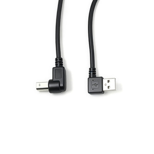 Câble d'imprimante USB 2.0 à angle droit USB A mâle vers USB B mâle, câble de données double à 90 degrés pour imprimante, scanner, caisse <span class=keywords><strong>enregistreuse</strong></span> - Product Image 3