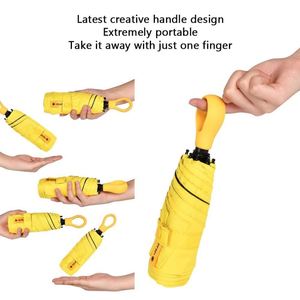 Parapluie pliant super mini de poche de qualité supérieure, de marque, promotionnel, avec protection anti-UV, vente en gros - Product Image 3