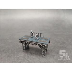 RG HG 1/144 Plateforme de scène d'hangar pour équipe au sol, imprimée en PVC haute précision - Product Image 6