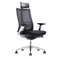 Chaise de bureau ergonomique confortable à haute stabilité, résistante à la déformation, chaise de direction, chaise de production, maille, Chine