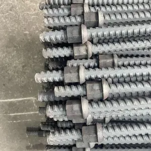 Underground Self Drilling Mining Roof Bolts Full Threaded Rebar Rock Bolts Anchor Rods Support