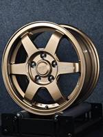Rines de Aleación Forjada Nuevos Estilo Bronce de 17 Pulgadas con Diseño Cóncavo de Alto Rendimiento para Autos de Pasajeros