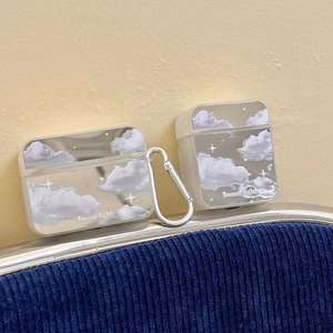 En gros Offres Spéciales Ins Style Miroir Nuage Silicone Anti Chute Écouteur Étui De Protection Avec Mousqueton - Product Image 6