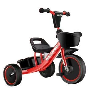 Hagotou Kids Tricycle 2-4 Years Red Black Foam Wheels Quick Disassemble Handlebar - Product Image 2